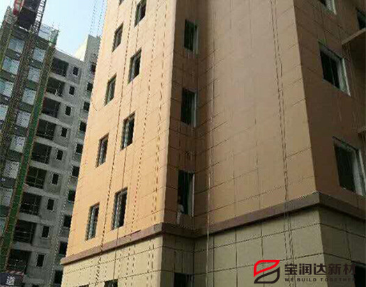 寶潤(rùn)達(dá)實(shí)色氟碳漆外墻一體板項(xiàng)目