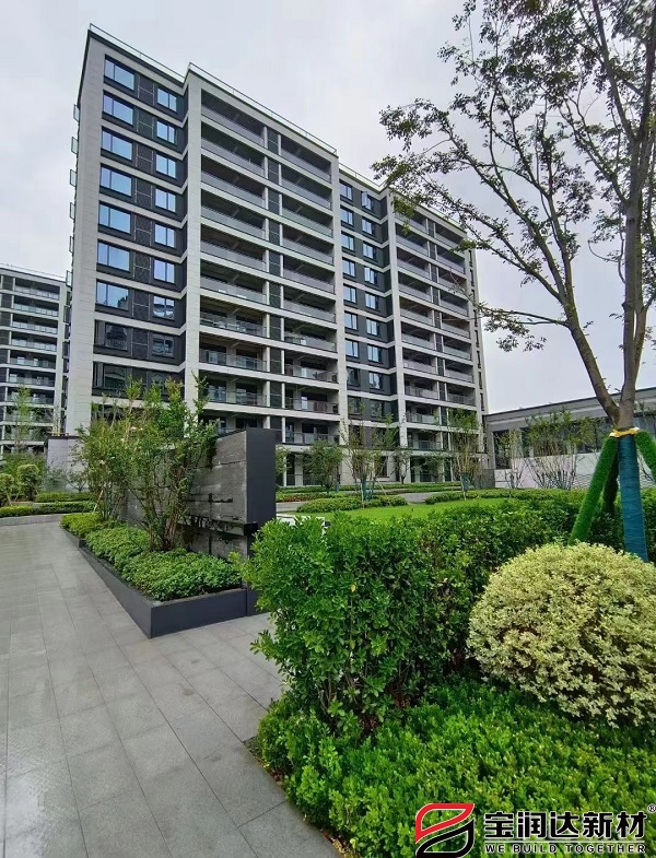 信陽(yáng)小區(qū)真石漆一體板