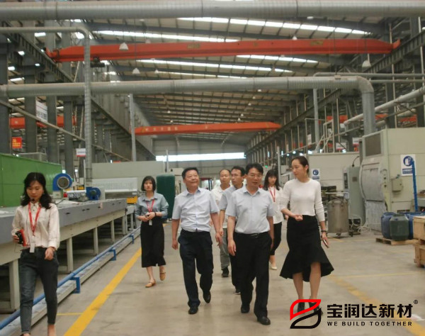 省廳融合處李翔處長一行來訪寶潤達(dá)參觀考察