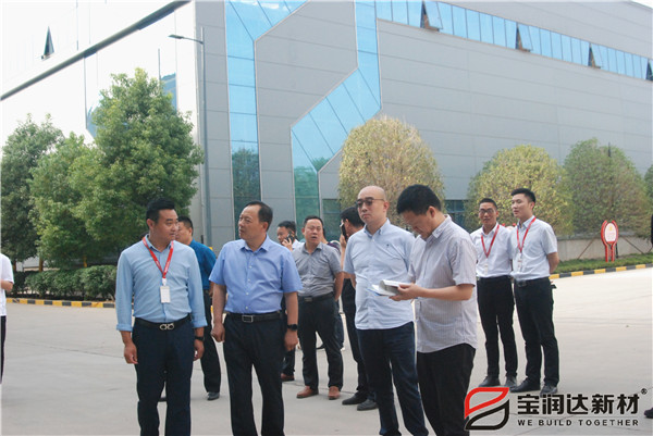 副市長趙勝業(yè)一行來訪寶潤達考察調研