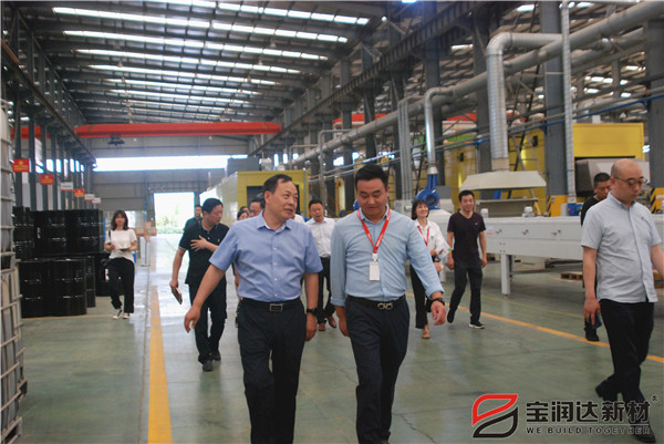 副市長趙勝業(yè)一行來訪寶潤達考察調研