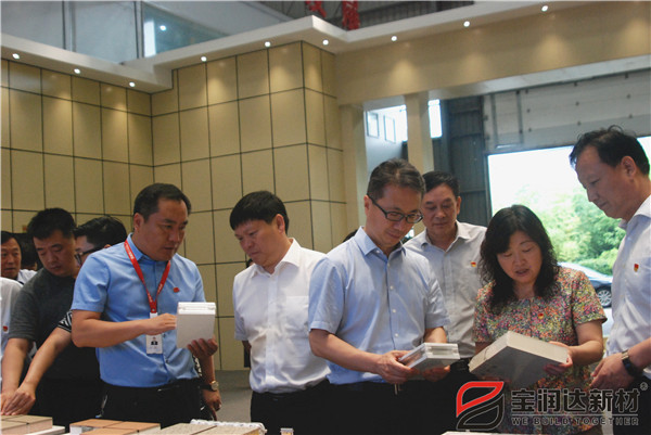 寶豐縣縣考察團蒞臨寶潤達(dá)參觀考察