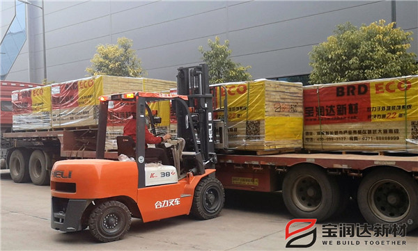 寶潤(rùn)達(dá)周口巖棉一體板項(xiàng)目發(fā)貨